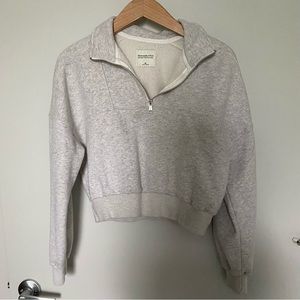 Abercrombie Mini Sunday Cutoff Half-Zip